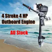 4HP 4 Strok Outboard Engine Motor for Fishing Boat Dinghy Kayak Boat AU Stock