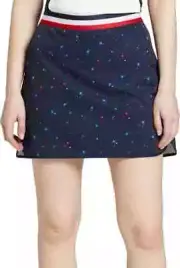 LADY HAGEN WOMENS CONTRAST TRIM 16" GOLF SKORT SIZE SMALL NWT $65