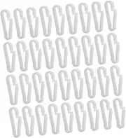 FOMIYES 130pcs Mask Hoist Hook Gourd Shaped Plastic Key Hangers for DIY Crafts and Pendant Accessories Durable and Resistant Buckles for Home Office and Outdoor Use