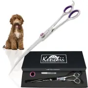 Kenchii Scorpion 9 Inch Curved Grooming Scissors for Dogs and Pets - Premium ...