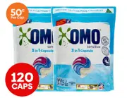 2 x 60pk OMO Sensitive 3-in-1 Laundry Detergent Capsules