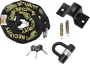 Burg Wachter 1M Sold Secure Lock and Ground Anchor Kit Bike Lock, Black