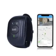 IP67 Waterproof 4G LTE GSM Elderly Child SOS Button Wristband Emergency Alarm...