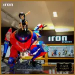 正品 IRON STUDIOS 蜘蛛人 新宇宙 潘妮 & 蜘蛛機甲 1/10 雕像