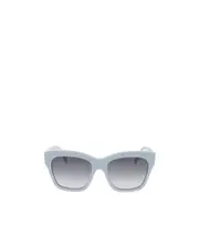 square-frame gradient-lenses sunglasses 55 Blue