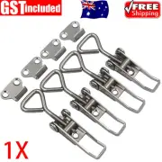1PC Pull Over Centre Latch Trailer Toggle Overcentre Latch Fastener Door Hook AU