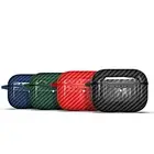 Carbon Fiber Texture Shockproof w/ Keychain for AirPods 4th/3rd/Pro 2nd Gen Case