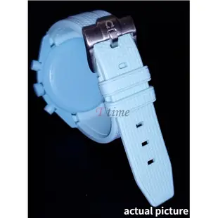 用於 20 毫米錶帶的 Omg X S-watch 聯合 Moonwatch 彎曲末端潛水手鍊的矽膠錶帶
