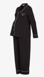 BNWT Peter Alexander Black Bamboo FULL LENGTH Maternity PJ SET Size XXL Ladies