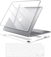 T Tersely Case for MacBook Air M4 M3 M2, 2025-2022 Model A3240 A2681 A3113 13.6-inch Case Compatible with MacBook Air 13.6 with Keyboard Cover (Clear)