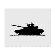 2 x 'Army Tank Silhouette' Lens Cleaning Cloths (LC00026948)