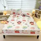 Movie Toys Characters Bed Decor Set Fitted Sheet Single/Double/Queen/King Size