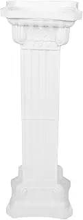 BESPORTBLE Roman Column Decor Corinthian Greek Columns Wedding Decoration Vintage Vase Outdoor Decorations Decorative Columns Plant Pedestal Stand White Plastic