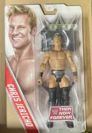 WWE Wrestling Then Now Forever Chris Jericho Exclusive Action Figure W/Sign AA