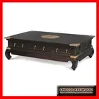 NEW BEIJING SOLID MAHOGANY Coffee Table Timber WOODEN 6 drawers
