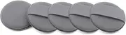 5Pcs Micro Wax Applicator 4 Inche Round Car Care Pocket Sponge with Elastic Finger Band Wax Applicator for Cars Wax Applicator Foam Sponge Grey Grey