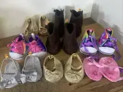 Build A Bear Workshop Lot of 8 Build-A-Bear Various Shoes. Boots, Dress, Sneaker