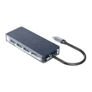 Orico WB-6TS-GY USB Type-C 6-in-1 Dock, USB3.0 type-A x3, HDMI x1, TF & SD x1, 4K Support