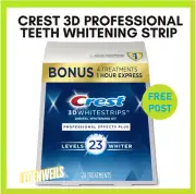 Crest Teeth Whitening Strips Professional Effects Plus 3D WHITE - 48 Strips AUS