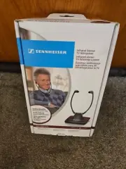 Sennheiser Wireless Headphone Set 830-TV IR Stereo TV Infrared Listening System