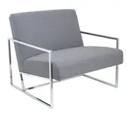Jaxson Large Armchair Grey Metal Frame - CST