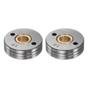2pcs U Groove 0.03"-0.04" Mig Welder Wire Feed Drive Roller 36x10x11x4.5mm
