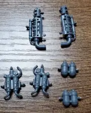 Warhammer 40K Imperial Knight Exhaust and Tank Pieces