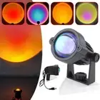 LED Sun Sunset Rainbow Projector Atmosphere Lamp Home Modern Romantic Light Gift