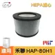 HEPA活性碳環狀濾網 適用 禾聯清淨機 濾網 HERAN HAP-80H1 空氣清淨機 除臭濾心【全店8折 現貨 免運】