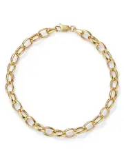 Bloomingdale's Fine Collection Medium Link Chain Bracelet in 14K Yellow Gold