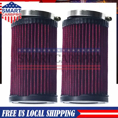 2x AIR FILTER 26MM FOR YAMAHA BANSHEE YFZ 350 AIR POD FILTER