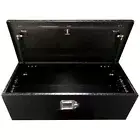 Labwork 30" Aluminum Black Truck Bed Tool Box For Pickup Trailer Truck Storage