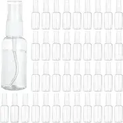 APACALI 60PCS 1 Oz Spray Bottle Mini Mist Sprayer Clear Fine Small Spray Bottle Empty Travel Spray Bottles Reusable Liquid Containers Water Spray Bottle for Perfume, Plant(30ml)