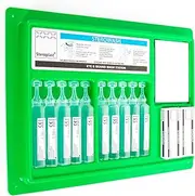 Sterile Eye Wash Pod Station - Wall Mountable Work First Aid Kit