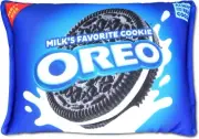 iscream 3610 Oreo Package Photoreal Print Microbead Mini Accent Pillow 12"x 17"