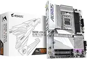 GIGABYTE B650E AORUS Elite X AX ICE AM5 LGA 1718 AMD B650 ATX Motherboard with 5-Year Warranty, DDR5, 3X M.2, PCIe 5.0, USB 3.2 Gen2X2 Type-C, WiFi 6E, 2.5GbE LAN, Q-Flash Plus, EZ-Latch Plus