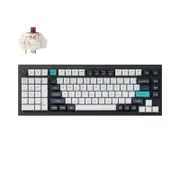 Keychron Q12 Max Left-Handed Wireless Mechanical Keyboard (Black) (Brown Switch)