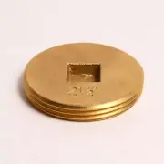 Primex 85600 2 1/2 Brass Countersunk Co Plug