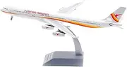 Pre-Built Model Aircraft 31CM Surinam Airways for Airbus A340-300 PZ-TCR Diecast Model Airplane 1:200 Scale Collectible with Stand Miniature Airplane Model