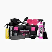 Muc-Off Ultimate Bicycle Cleaning Kit - Bike Cleaning Kit, Cleaning Bundle for MTB/Road/Gravel Bikes - Set Includes Bike Cleaner and Bike Degreaser, Black