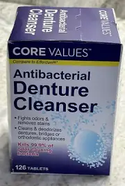 Core Values Denture Cleanser 126 Tablets