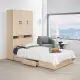 【MB032-1】艾維斯3.5尺衣櫃式多功能單人床(全組)