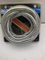Spectre 29518 Convoluted Wire Split Loom Tubing, Chrome, 1/4 Inch X 10 Feet
