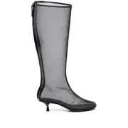 [Christopher Esber] Christopher Esber 50mm Mesh Boots 36 IT BLACK