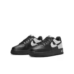 【NIKE】NIKE AIR FORCE 1 NN GS 中大童 童鞋 女鞋 休閒鞋 黑白色-HF9096001