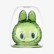 The Monsters Labubu Cheers Double-walled Glass Cup Green Relax (US Seller)