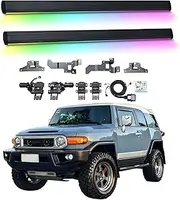BJOHQ Electric Running Boards Compatible for Toyota FJ Cruiser 2005-2020 with Light, SUV, Off-Road & Pickup Trucks - Retractable Truck Steps & Nerf Bars