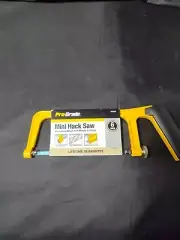 6 Inch Pro-Grade Mini Hack Saw With 6 Blade Angles Made Of High Carbon Steel