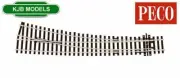 BNIB OO Gauge PECO SL-E86 Curved Large Radius R/H Point ELECTRFROG C 100