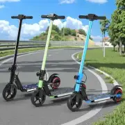 Teenager Foldable Electric Scooter 130W 16KM/H 8KM Kids LED Lights E-Bike